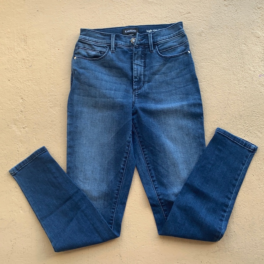 Bebe High Rise Skinny Jeans Size 26